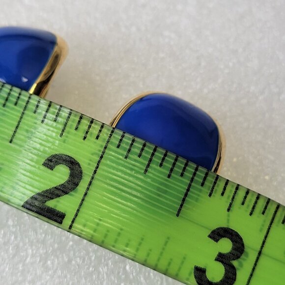 Blue Small Light Earrings - Picture 6 of 9